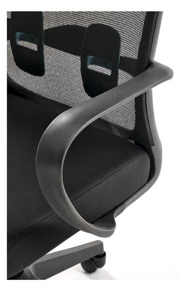 Scaun de birou Baldwin, negru