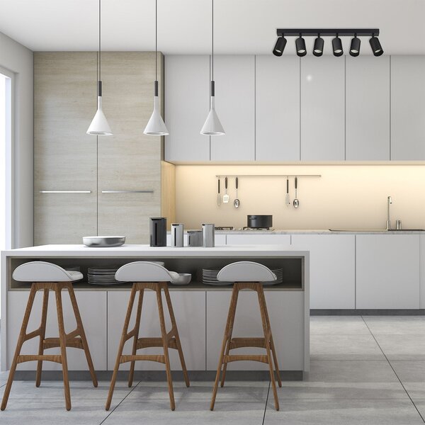 Lampă de tavan APP1242-6C Black