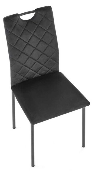 Scaun de bucătărie Lucaria, negru