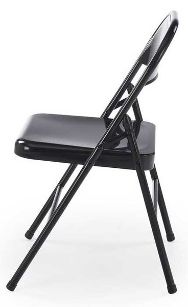 Scaun pliabil Acton, negru