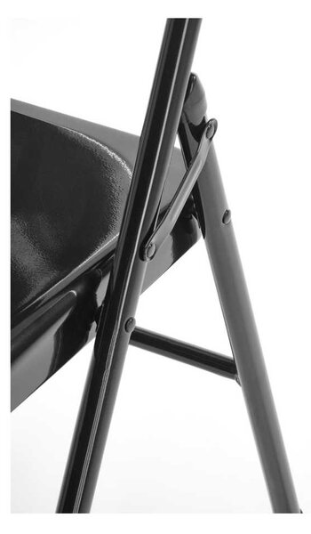 Scaun pliabil Acton, negru