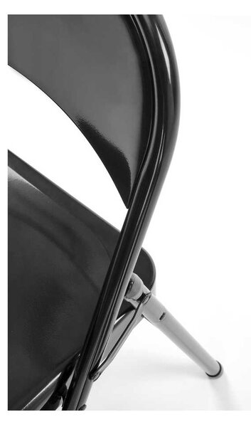 Scaun pliabil Acton, negru