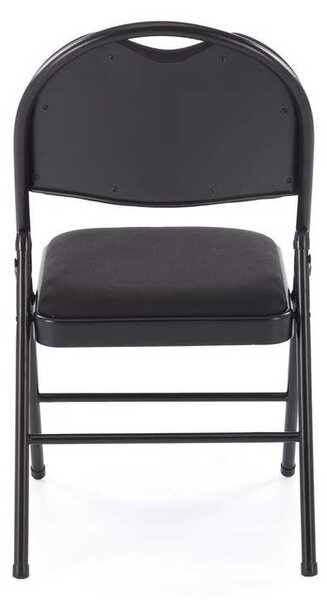 Scaun pliabil Dover, negru