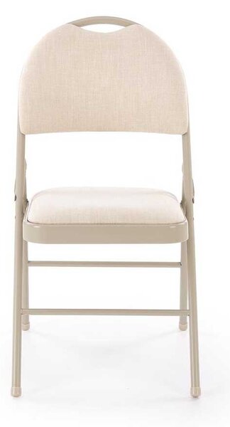 Scaun pliabil Dover, crem / bej