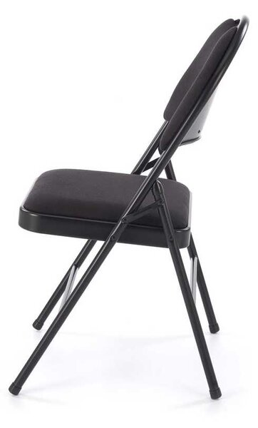 Scaun pliabil Dover, negru