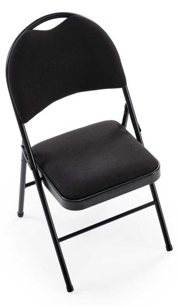 Scaun pliabil Dover, negru
