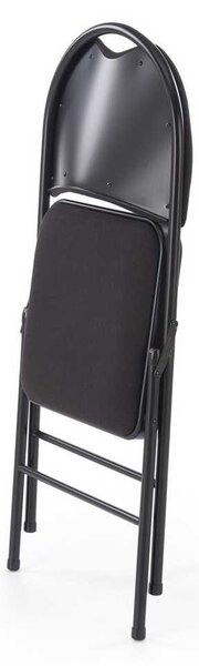 Scaun pliabil Dover, negru