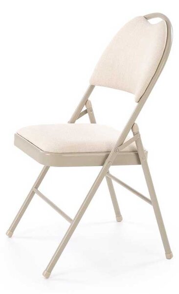 Scaun pliabil Dover, crem / bej