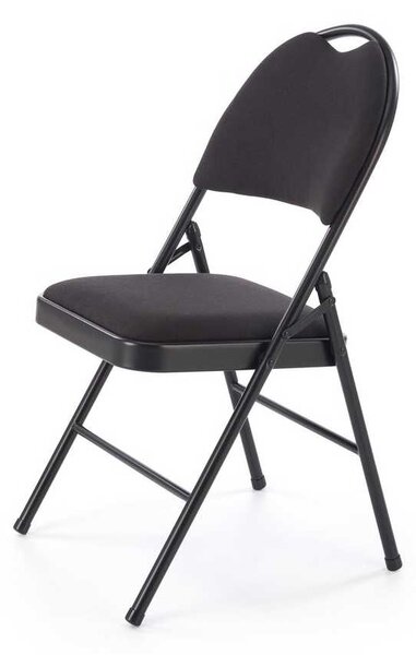 Scaun pliabil Dover, negru