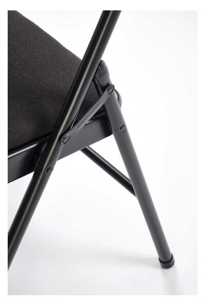 Scaun pliabil Dover, negru