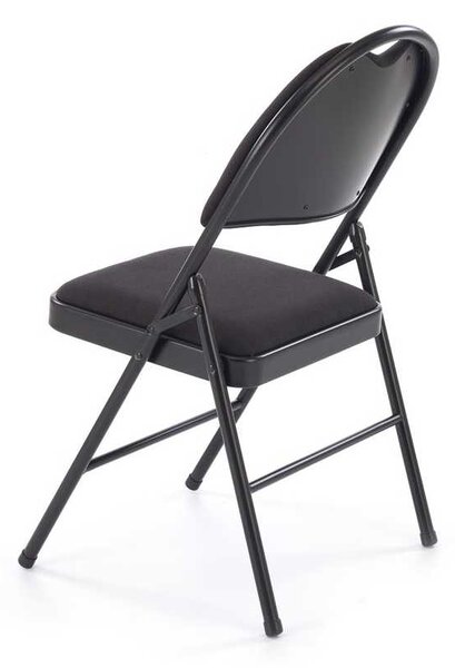 Scaun pliabil Dover, negru