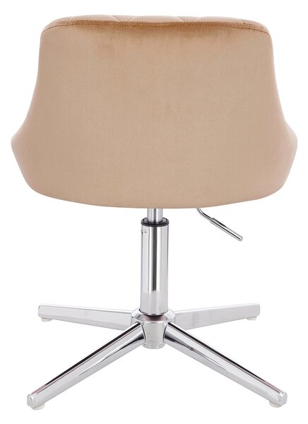 HR1054CROSS Scaun Latte Catifea