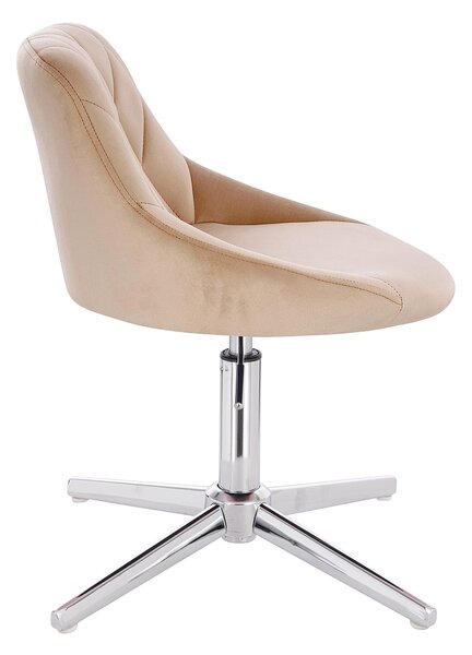 HR1054CROSS Scaun Latte Catifea
