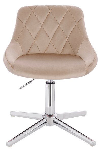 HR1054CROSS Scaun Latte Catifea