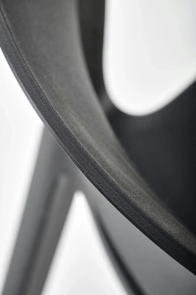 Scaun K491, negru, polipropilena, 60x56x76 cm