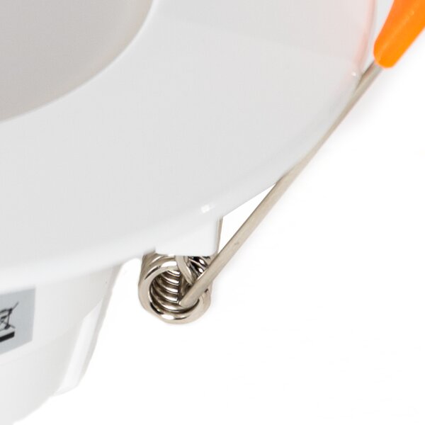 Set de 12 spoturi incastrate albe, inclusiv LED 7W IP65 cu funcție Dim-to-Warm - Blanca
