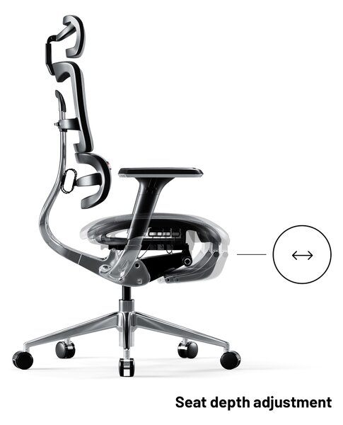 Scaun ergonomic DIABLO V-MASTER: negru-gri