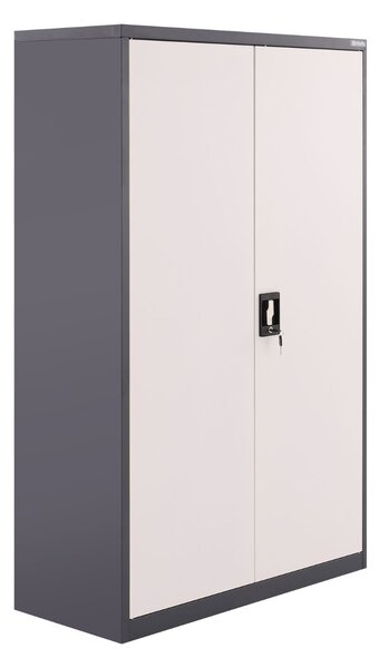 Dulap metalic Preston Antrachite-White