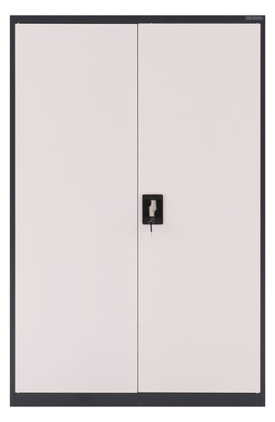 Dulap metalic Preston Antrachite-White
