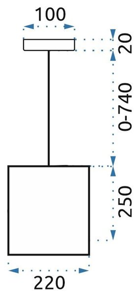 LAMPA DE TAVAN SUSPENDABILA IN STIL loft LH2043