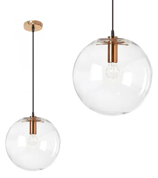 Lampa DE TAVAN SUSPENDABILA din sticla Lassi 20 cm ROSE gold