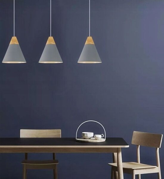 Lampa DE TAVAN SUSPENDABILA Scandi A gri