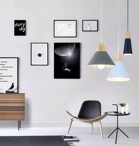 Lampa DE TAVAN SCANDI B negru