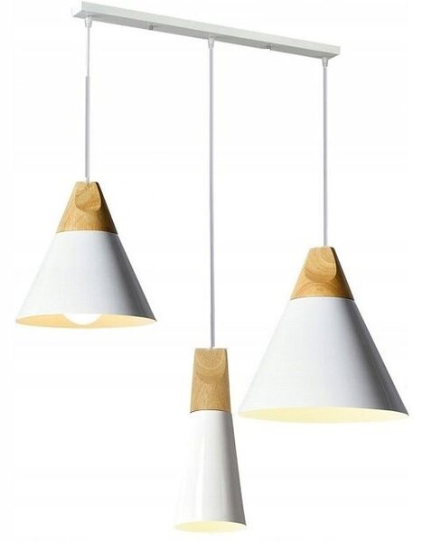 Lampa DE TAVAN SCANDI SET CP alb