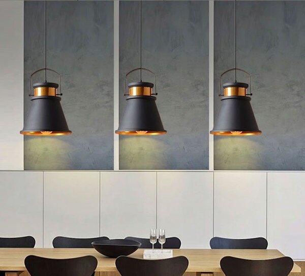 Lampa DE TAVAN ASTI AAA negru / Auriu