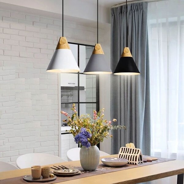 Lampa DE TAVAN SUSPENDABILA Scandi A negru