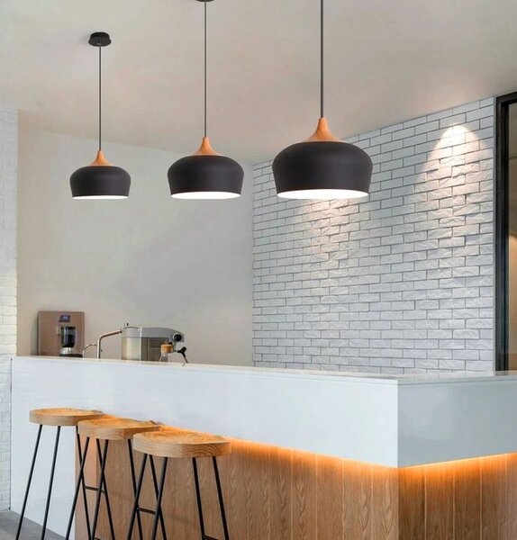 Lampa DE TAVAN SUSPENDABILA Bari negru
