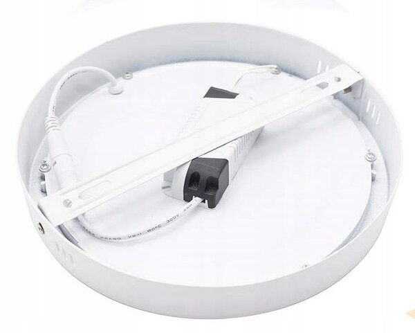PANOU LED rotund alb 12W