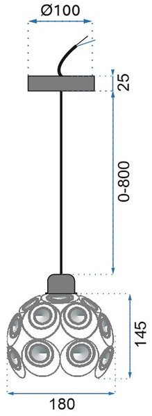 LAMPA SUSPENDABILA Sfera APP206