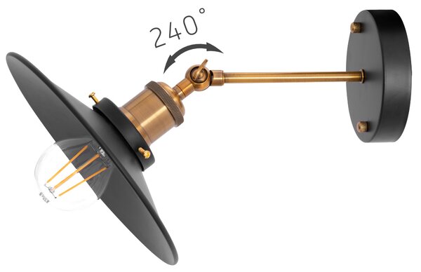 LAMPA PORTO APLICA BLACK