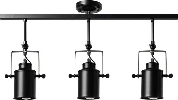 Spotlight lampă mobilă spot tavan triplu negru E27 APP487-3C