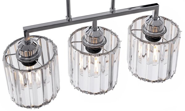 LAMPA SUSPENDABILA GLAMOUR Crom 3xE27 392228
