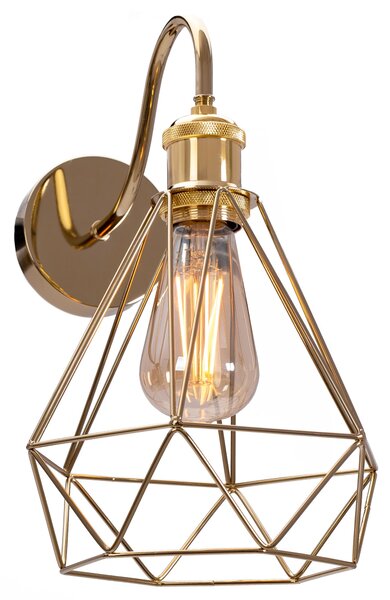Lampa de perete Loft Auriu 392229