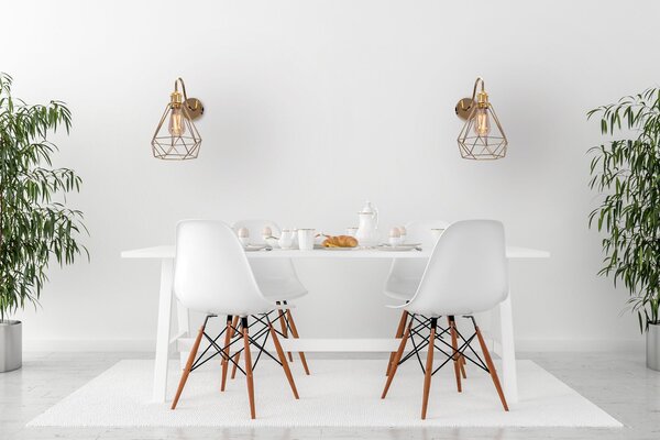 Lampa de perete Loft Auriu 392229
