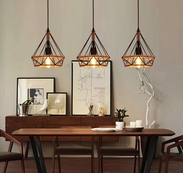 Lampa DE TAVAN SUSPENDABILA IN STIL loft Sfoara APP678-1CP