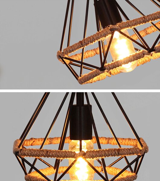 Lampa DE TAVAN SUSPENDABILA IN STIL loft Sfoara APP678-1CP
