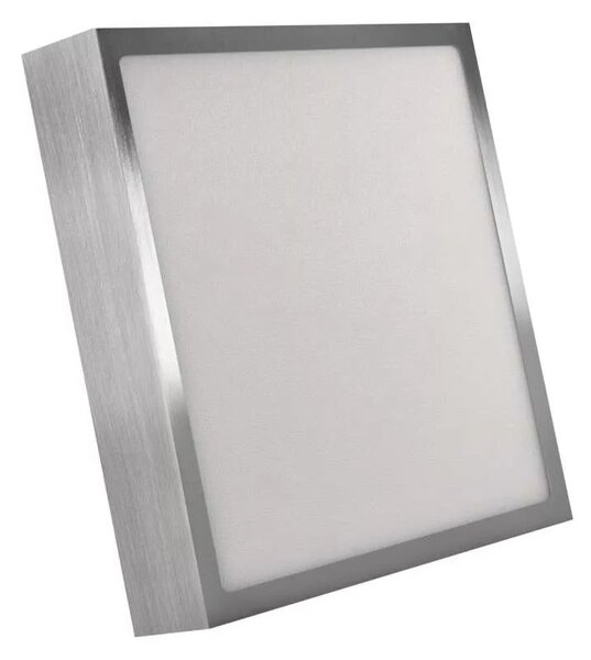Plafonieră LED/21W/230 3000/3500/4000K 22,5x22,5 cm crom