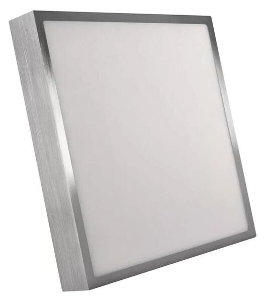 Plafonieră LED/28,5W/230V 3000/3500/4000K 30x30 cm crom