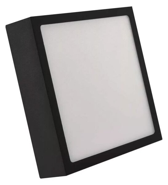 Plafonieră LED/12,5W/230V 3000/3500/4000K 17x17 cm negru