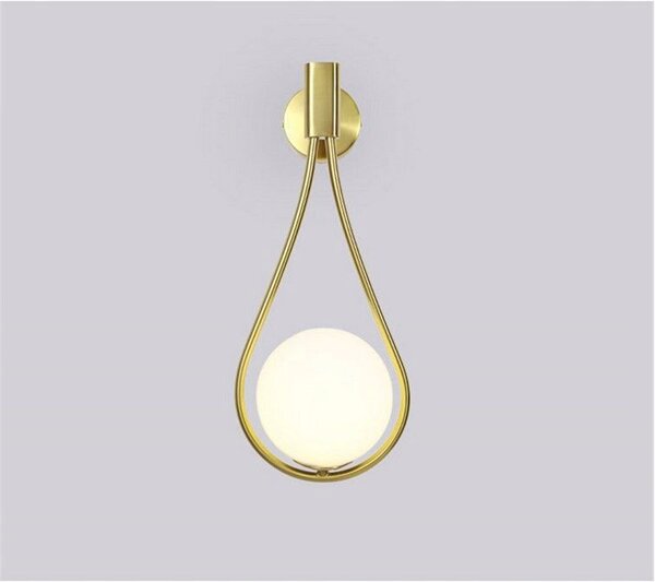 LAMPA de perete APLICA din sticla Sfera GOLD APP603-1W