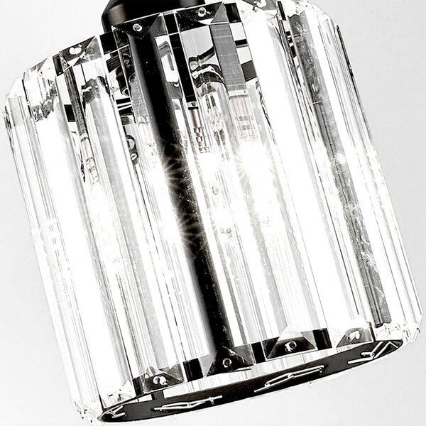 Lampă de tavan din cristal negru APP511-1CP