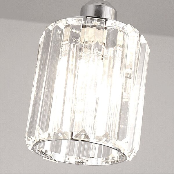 Lampă de tavan cristal argintiu APP510-3CPR