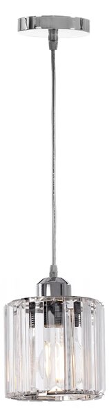 Lampă de tavan cristal argintiu APP508-1CP