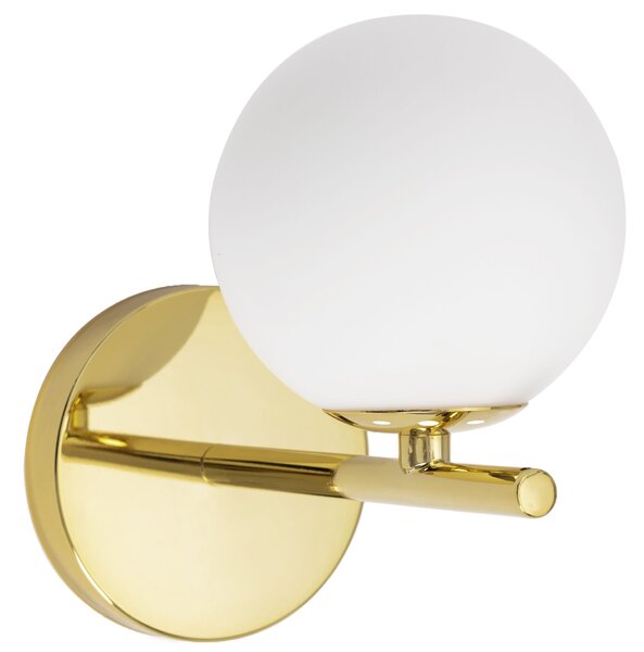 Lampă de perete sticlă Aurie APP684-1W
