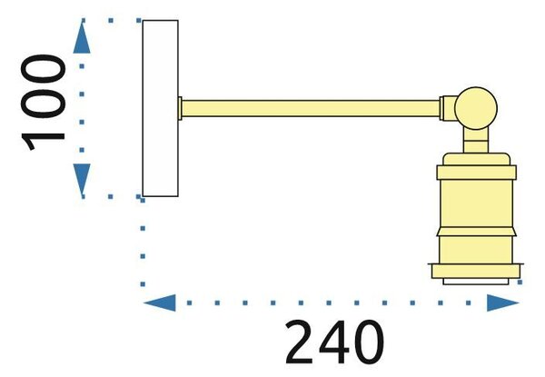 Lampa de perete APP618-1W