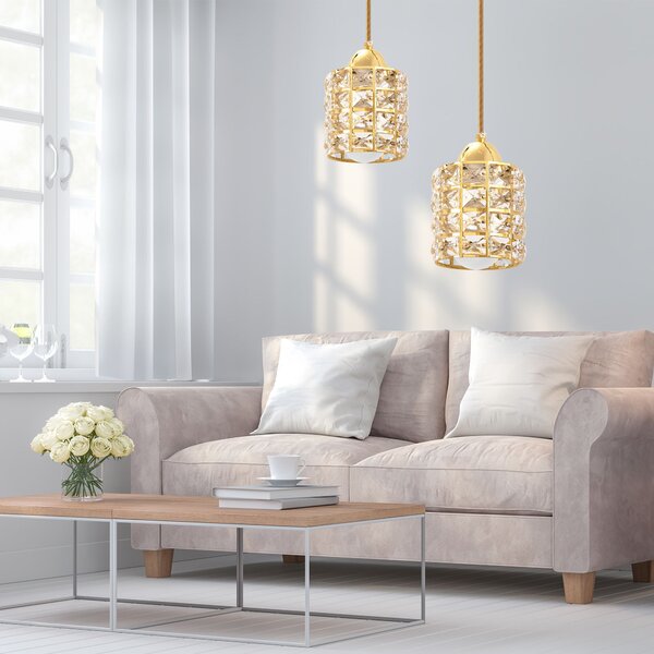 Plafoniera Cristal Gold APP724-1CP